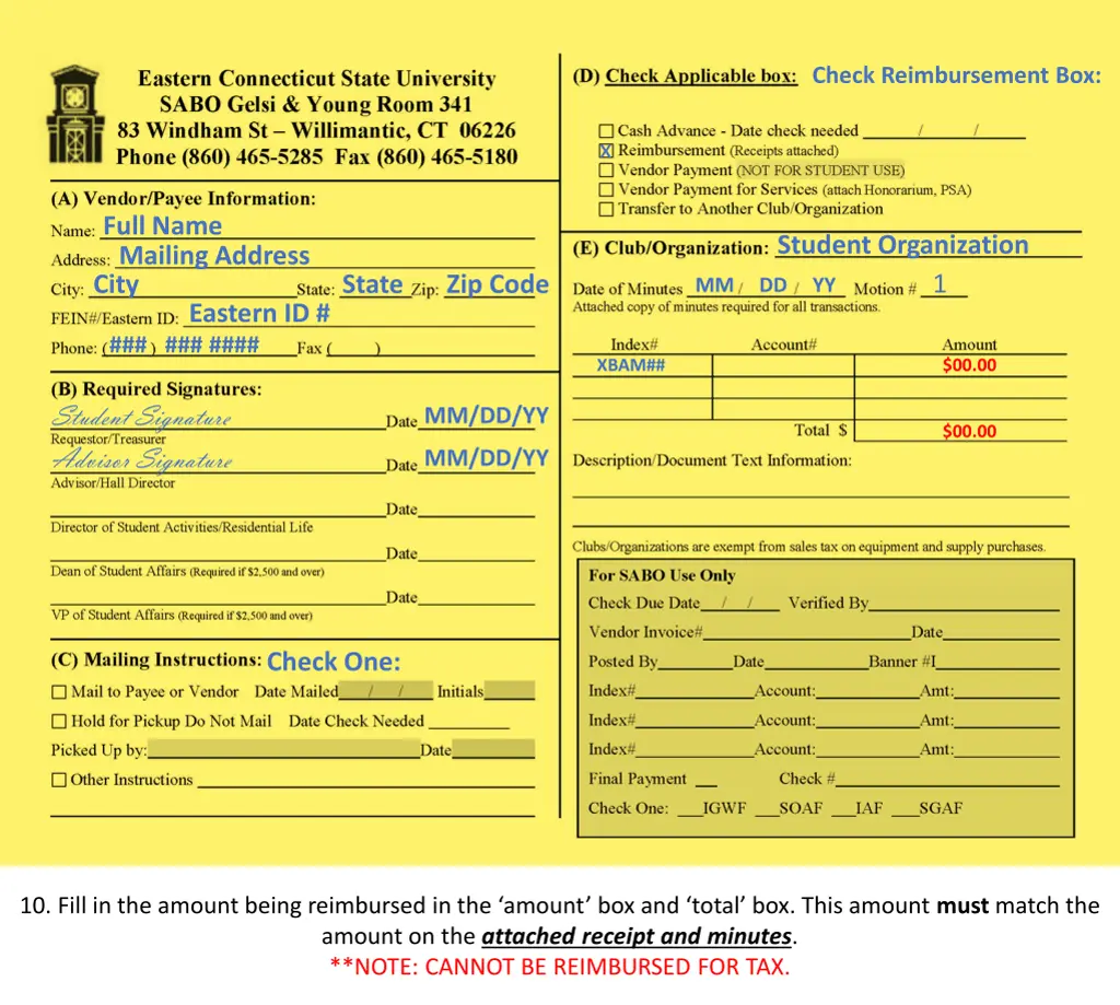 check reimbursement box 4