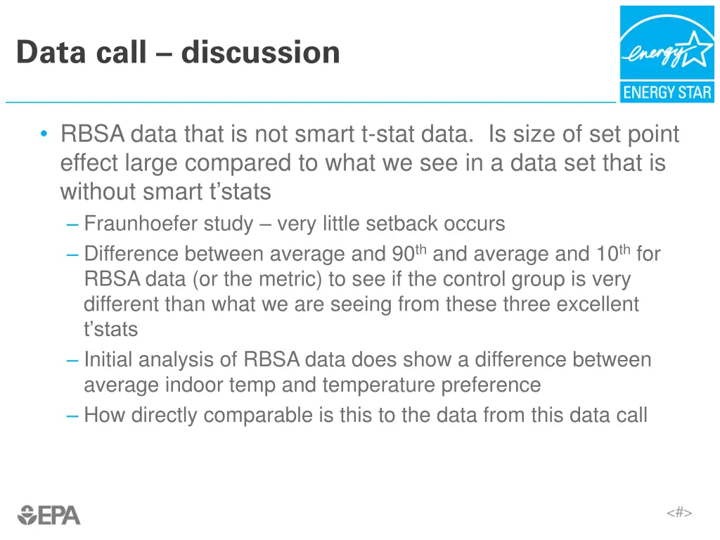 data call discussion 2