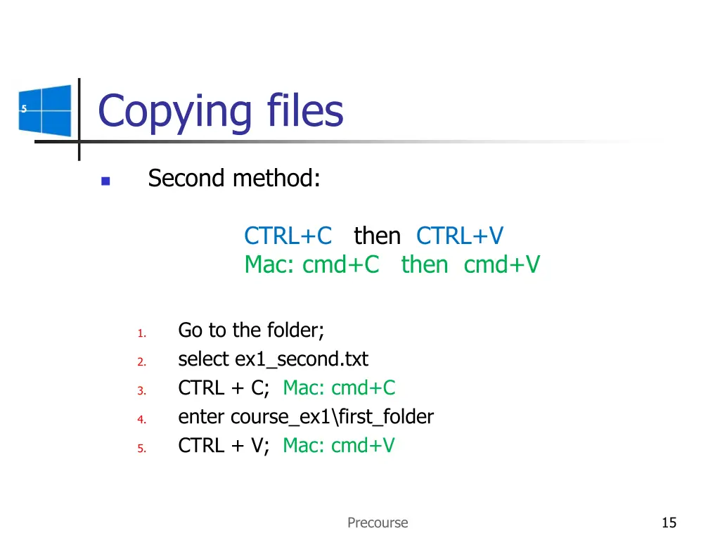 copying files 2