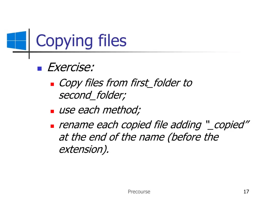 copying files 4