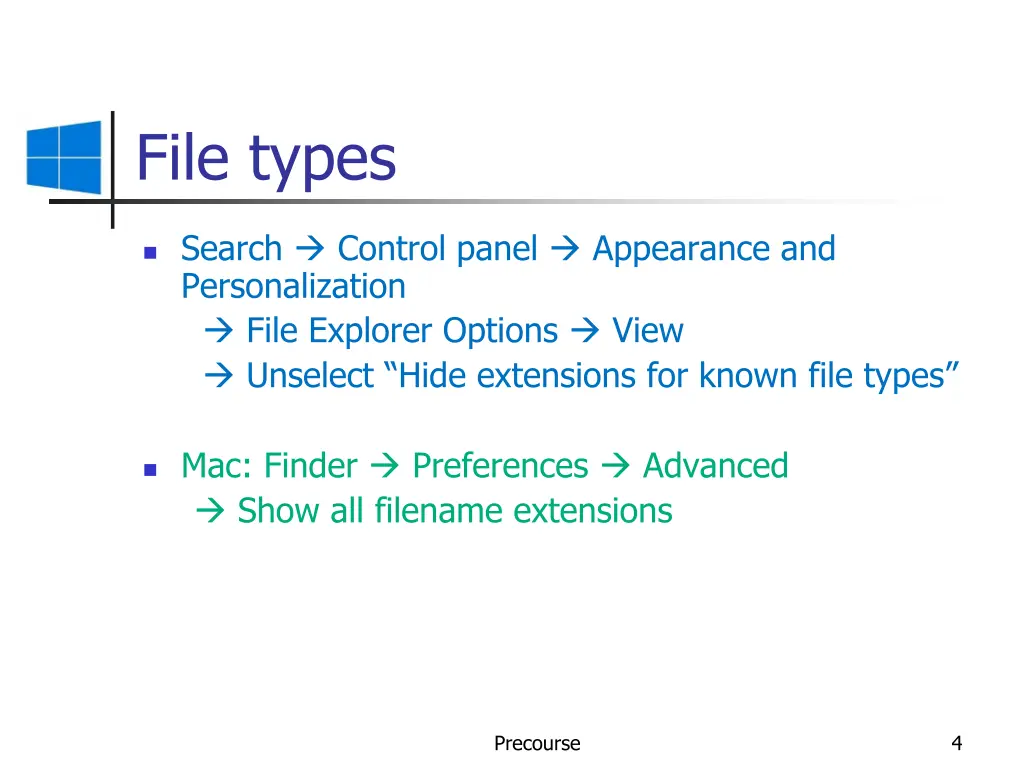 file types