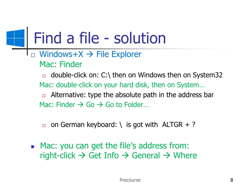 find a file solution windows x file explorer