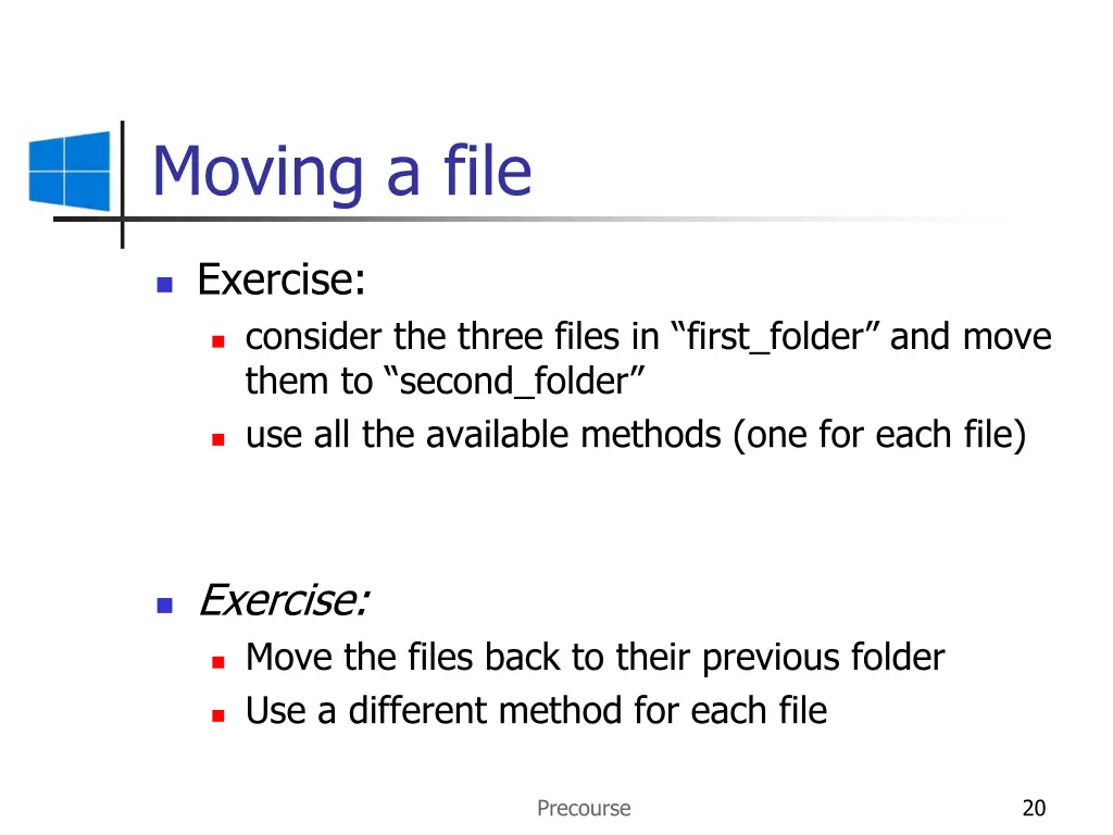 moving a file 1