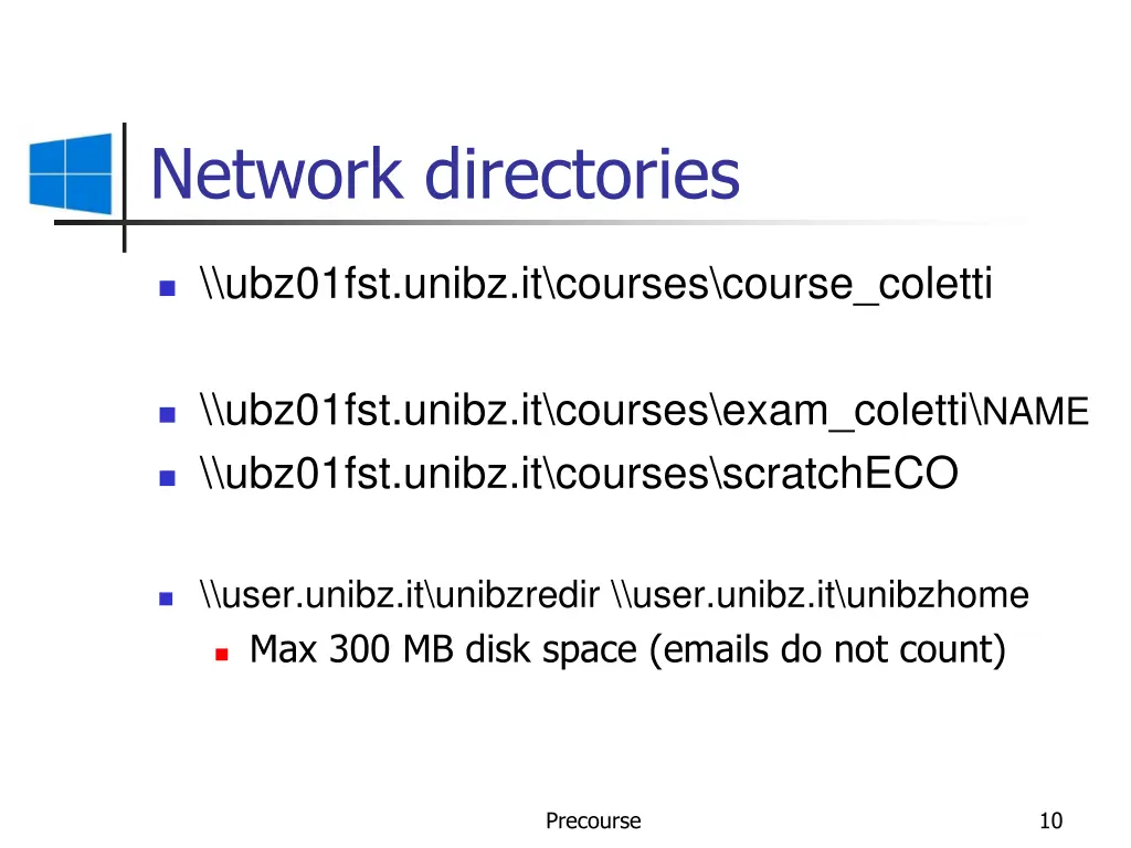 network directories