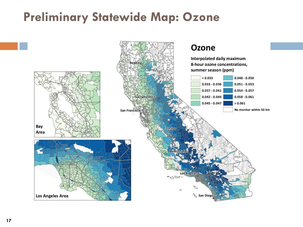 preliminary statewide map ozone