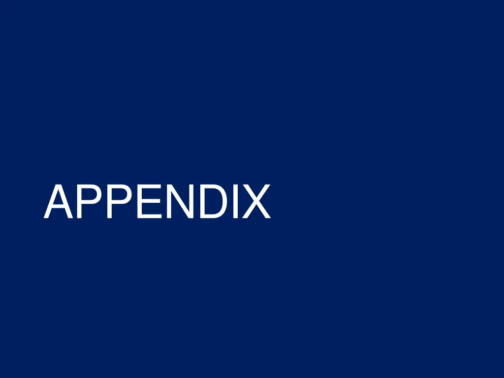 appendix