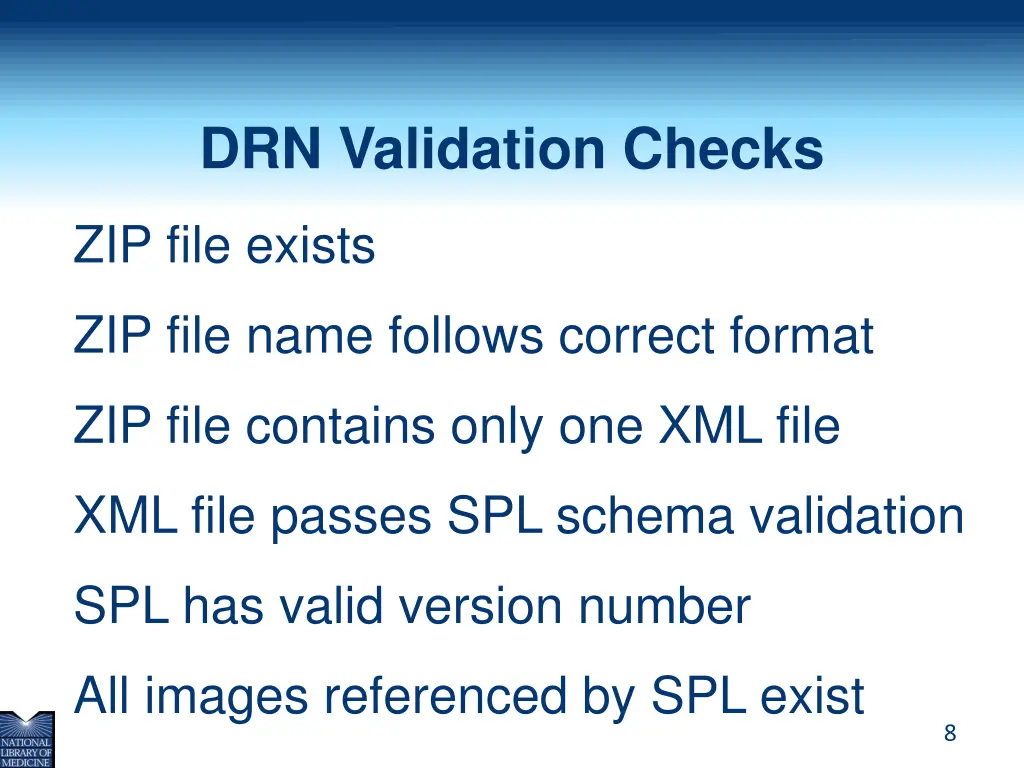 drn validation checks