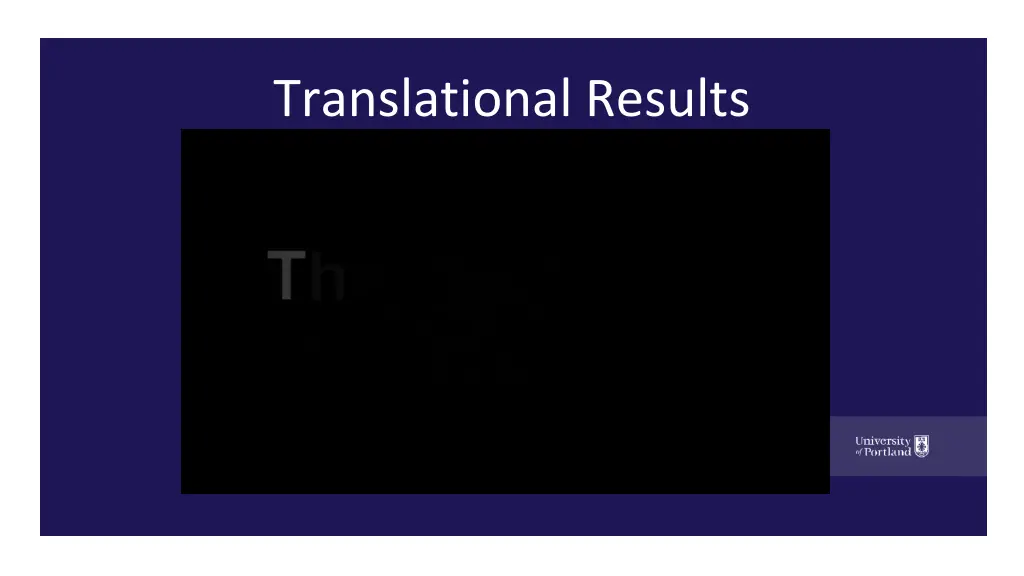 translational results