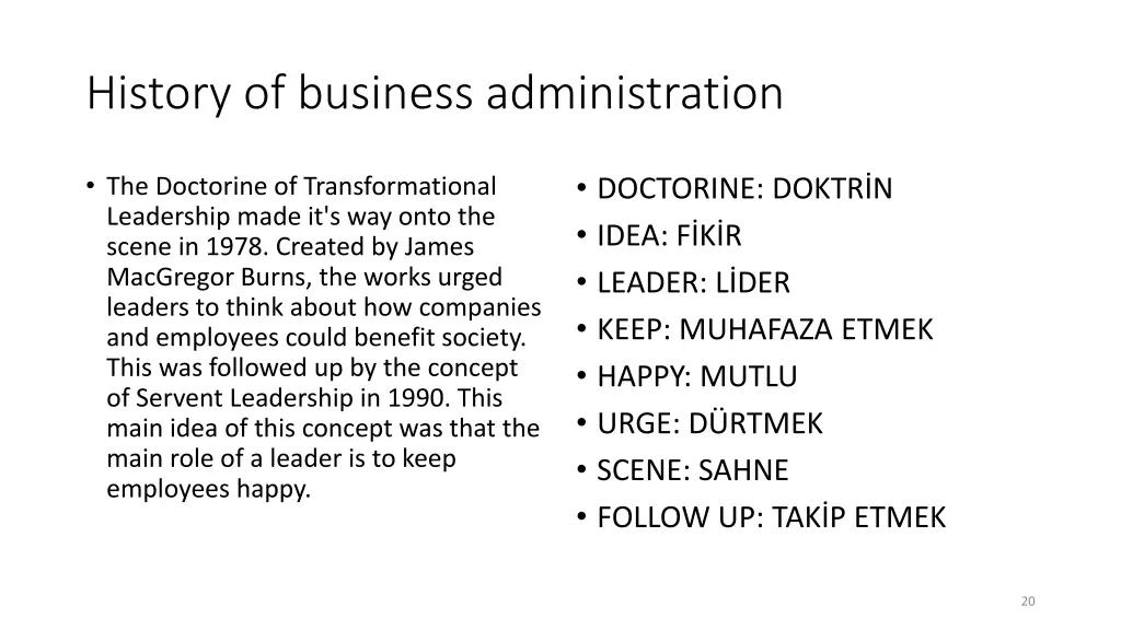 history of business administration 6