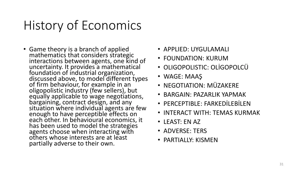 history of economics 6