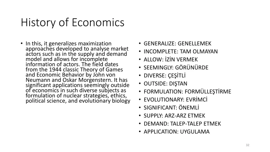 history of economics 7