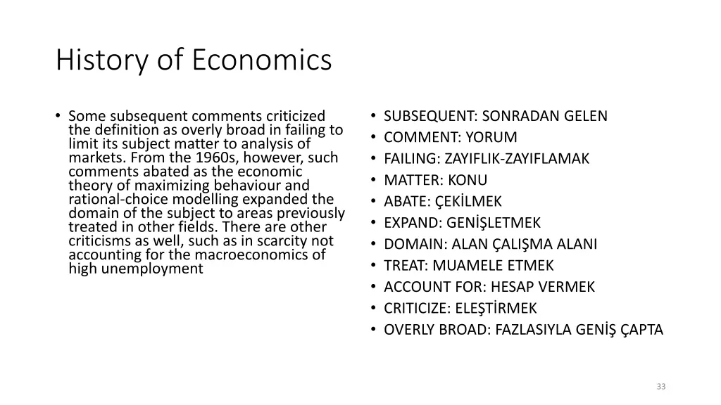 history of economics 8