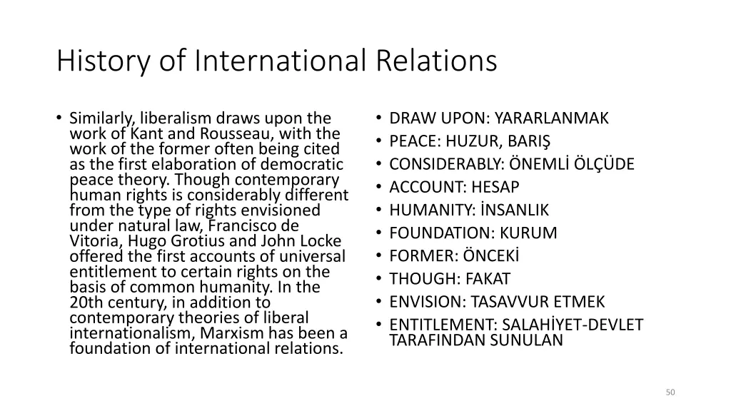 history of international relations 11