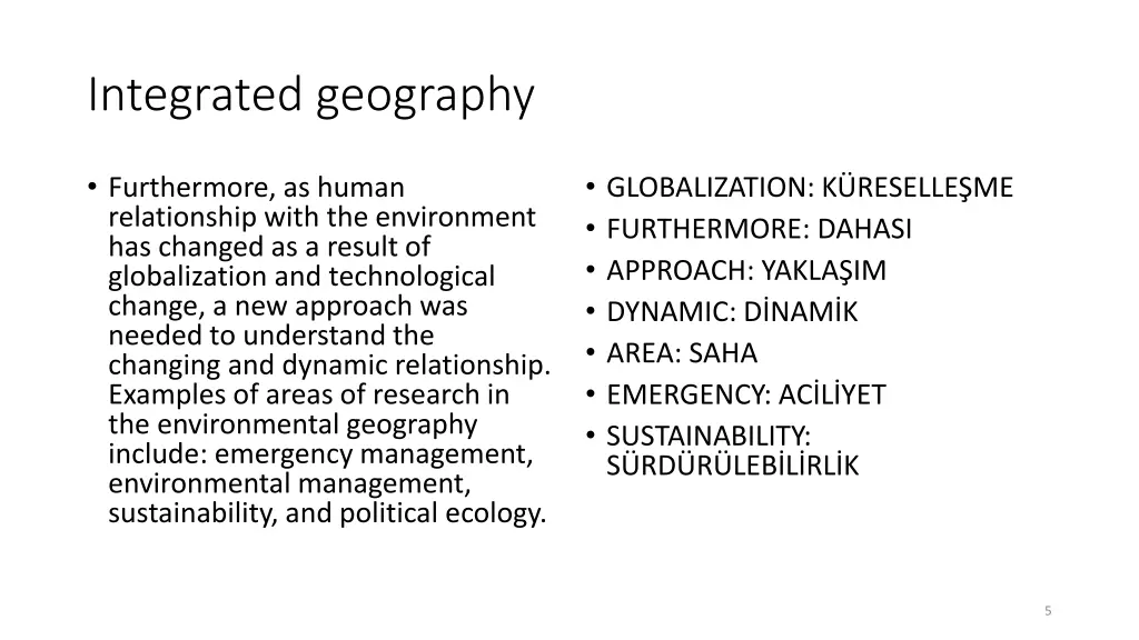 integrated geography 2