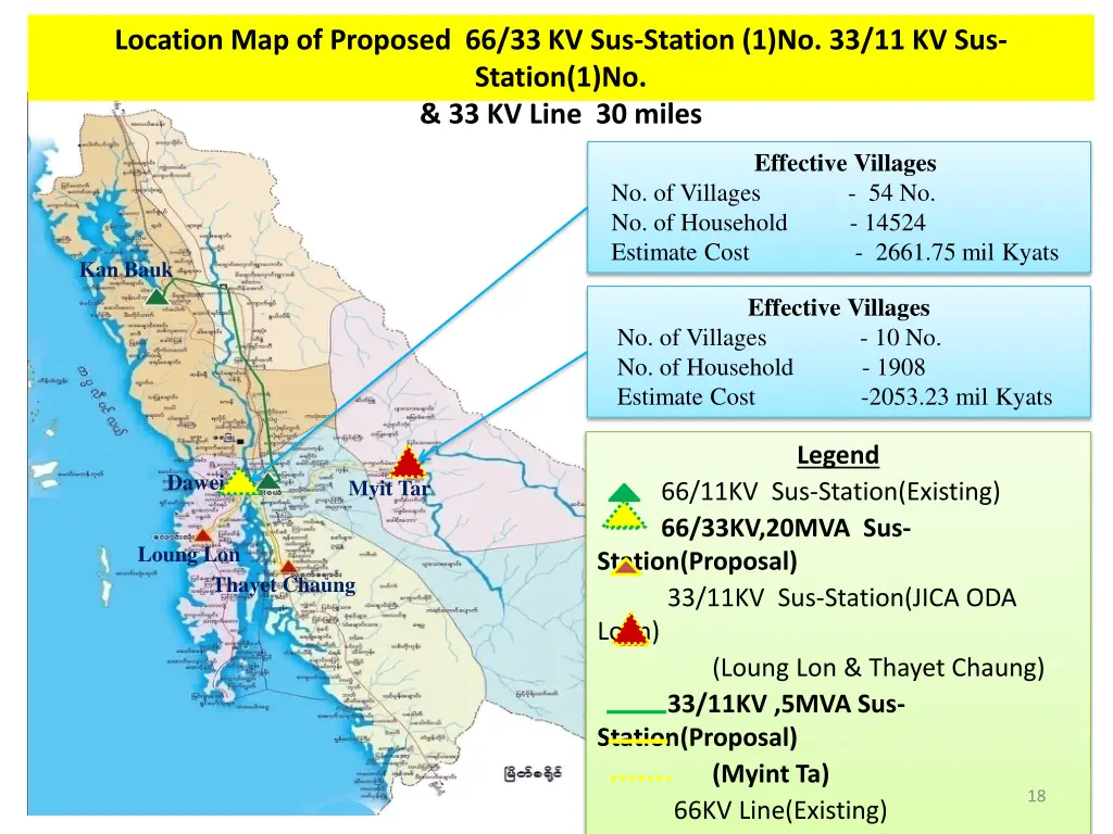 location map of proposed 66 33 kv sus station