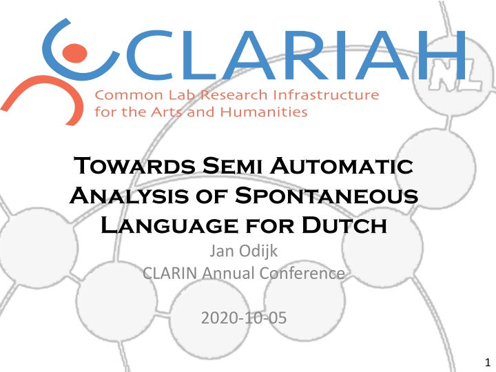 towards semi automatic analysis of spontaneous