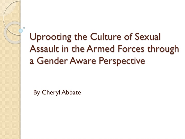 uprooting the culture of sexual assault