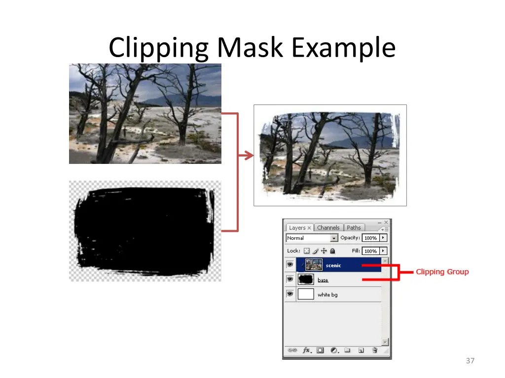 clipping mask example