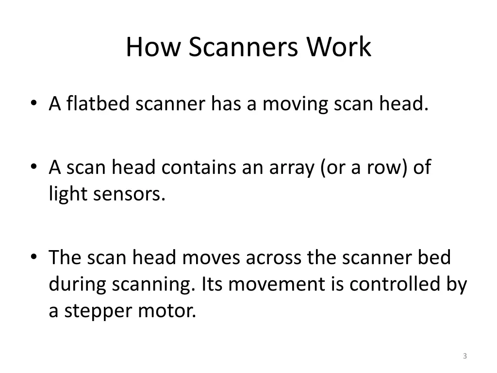 how scanners work