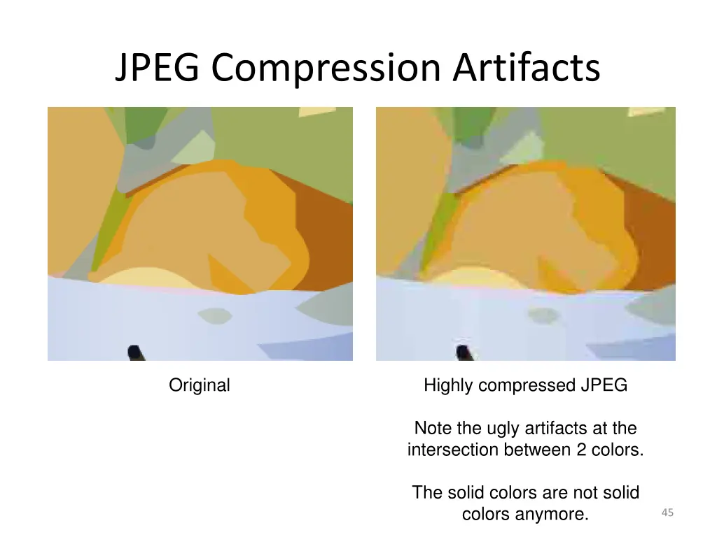 jpeg compression artifacts