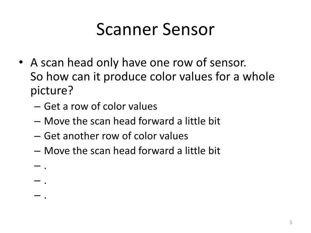 scanner sensor