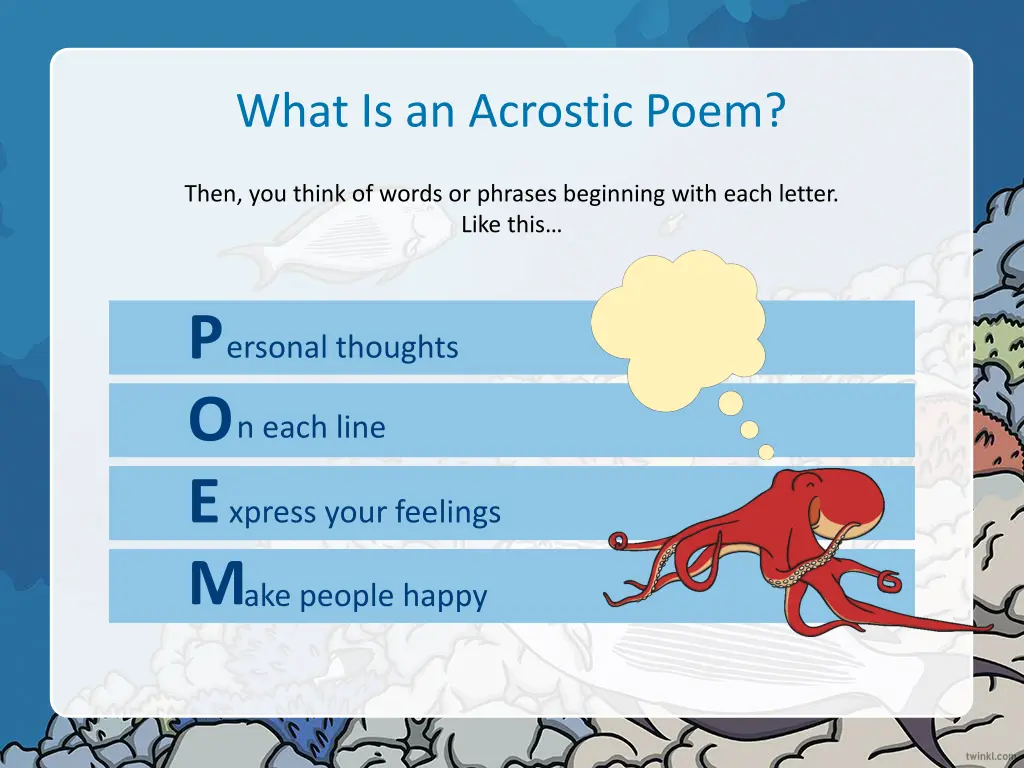 what is an acrostic poem 1