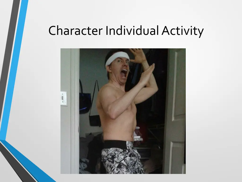 character individual activity