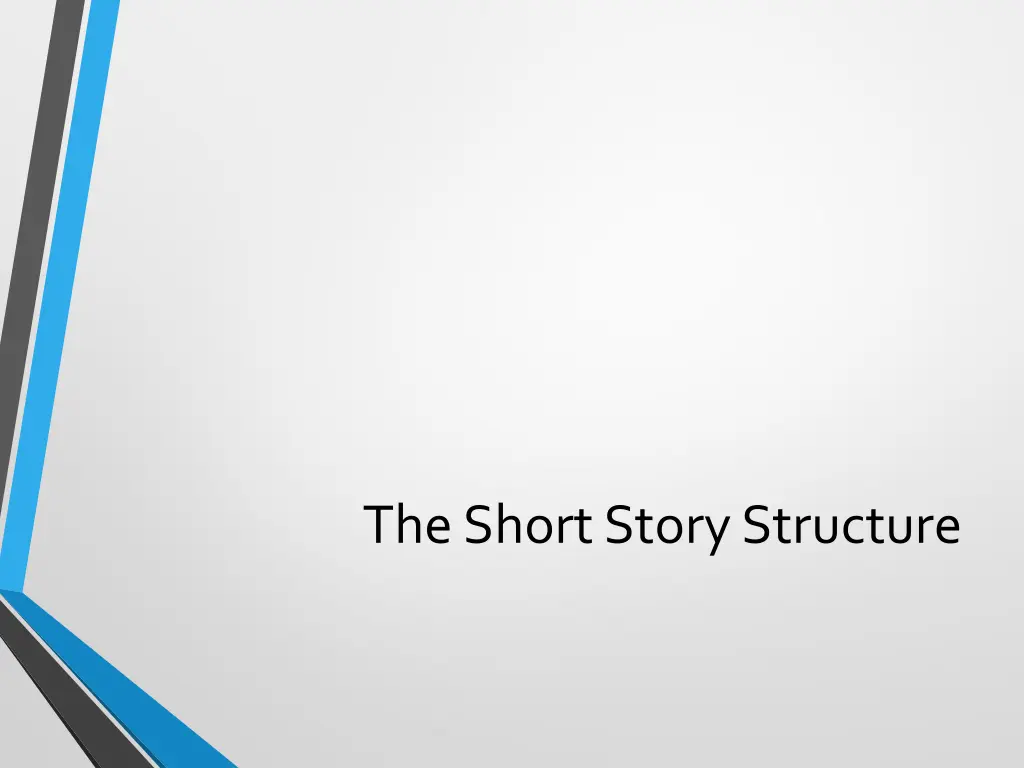 the short story structure