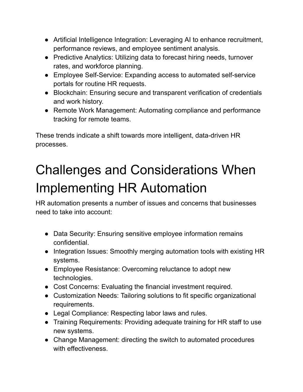 artificial intelligence integration leveraging