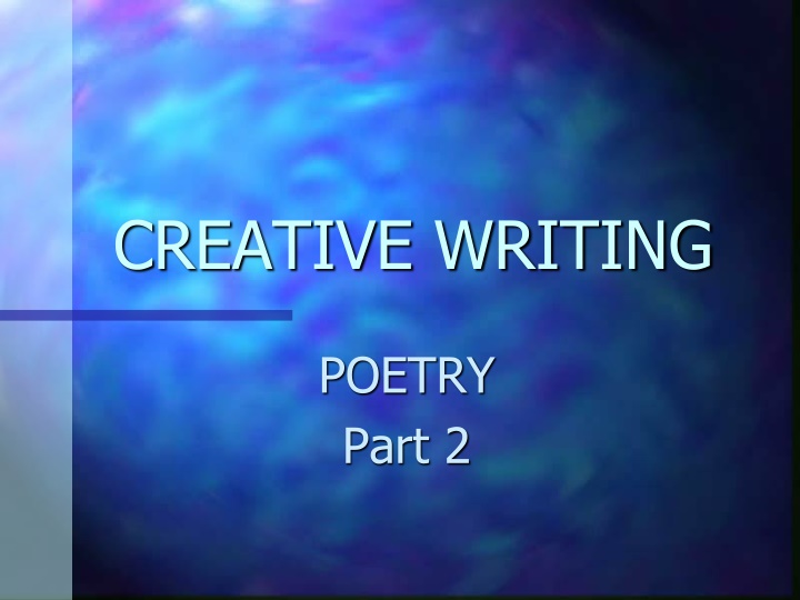 creative writing