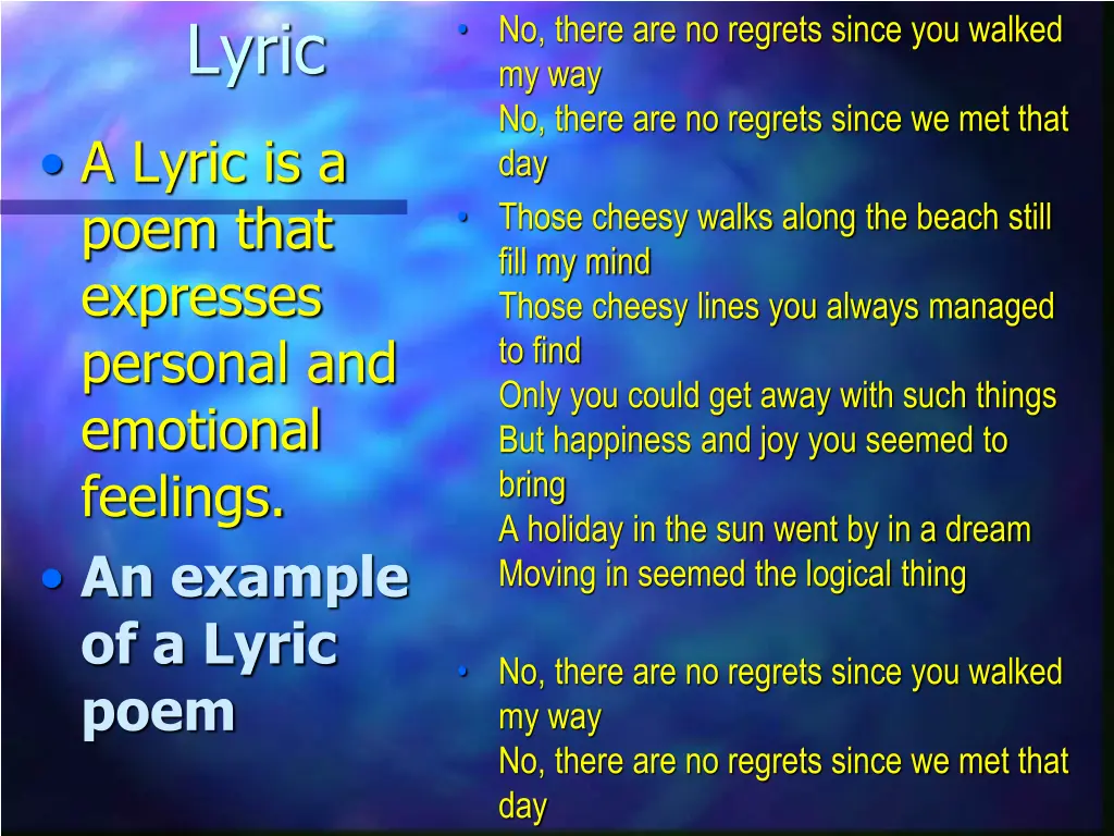 lyric