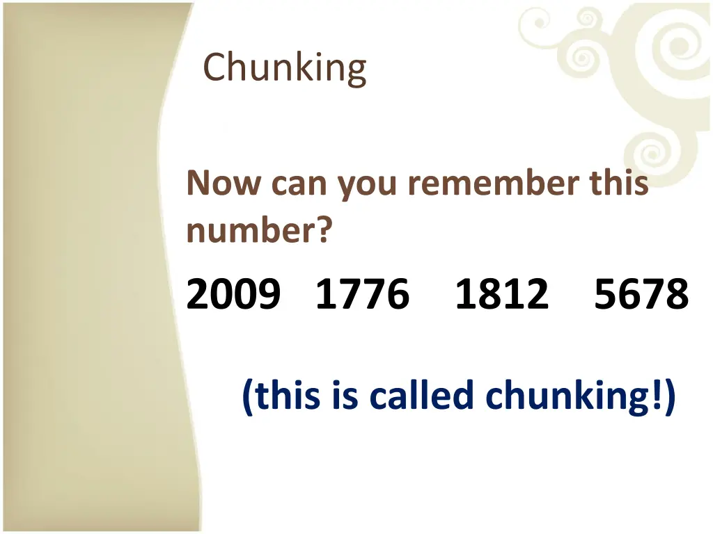 chunking 2