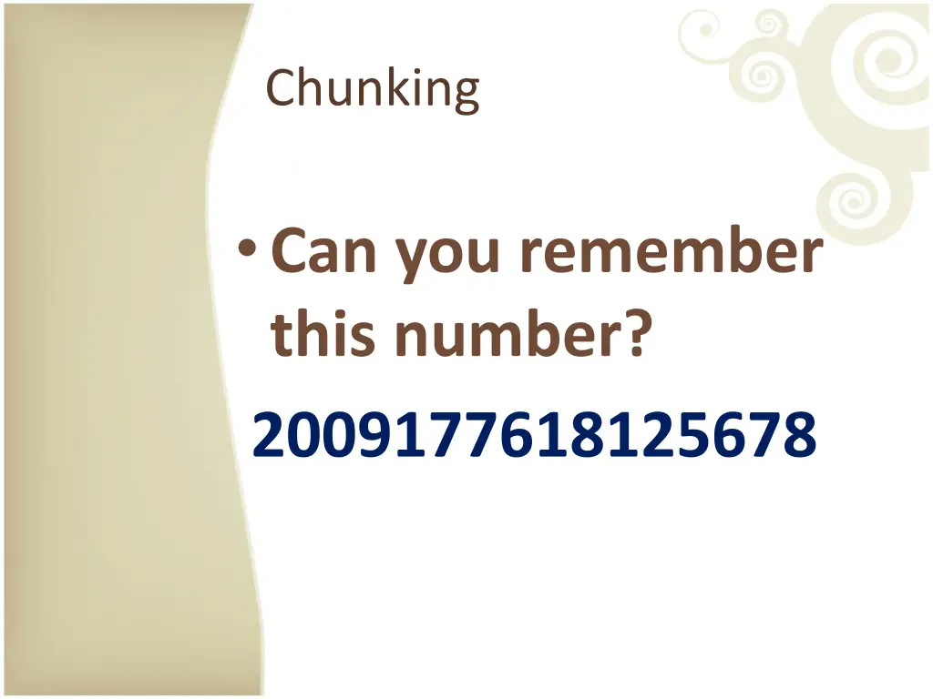 chunking