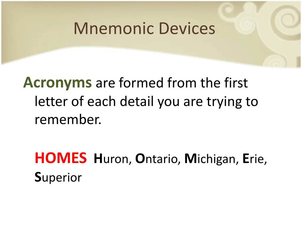 mnemonic devices 6