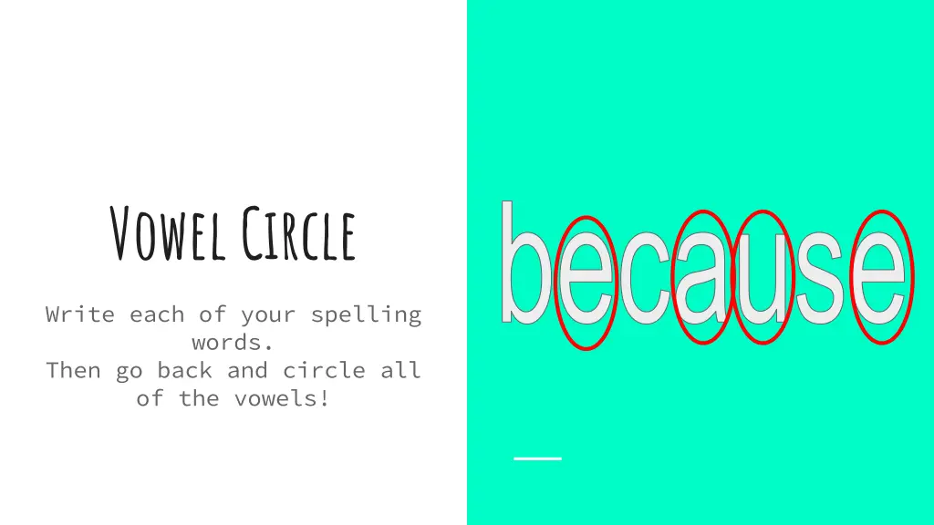 vowel circle