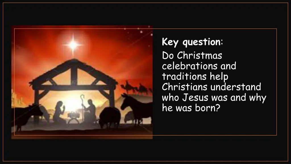 key question do christmas celebrations