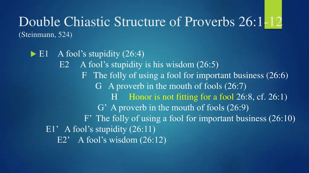 double chiastic structure of proverbs 1