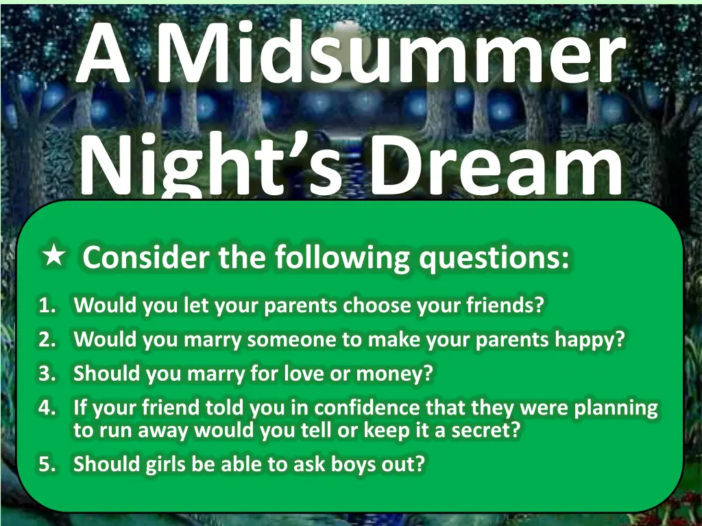 a midsummer night s dream 1