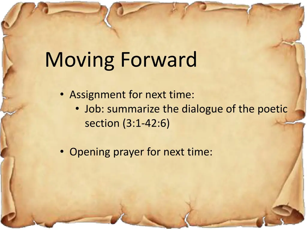 moving forward