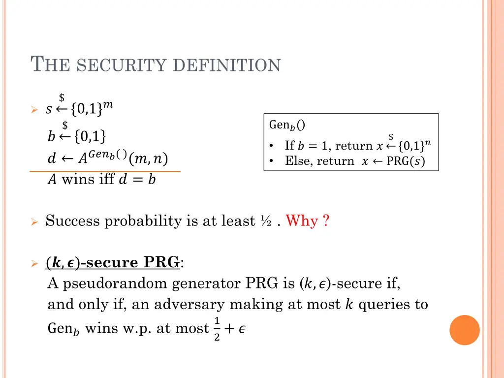 t he security definition