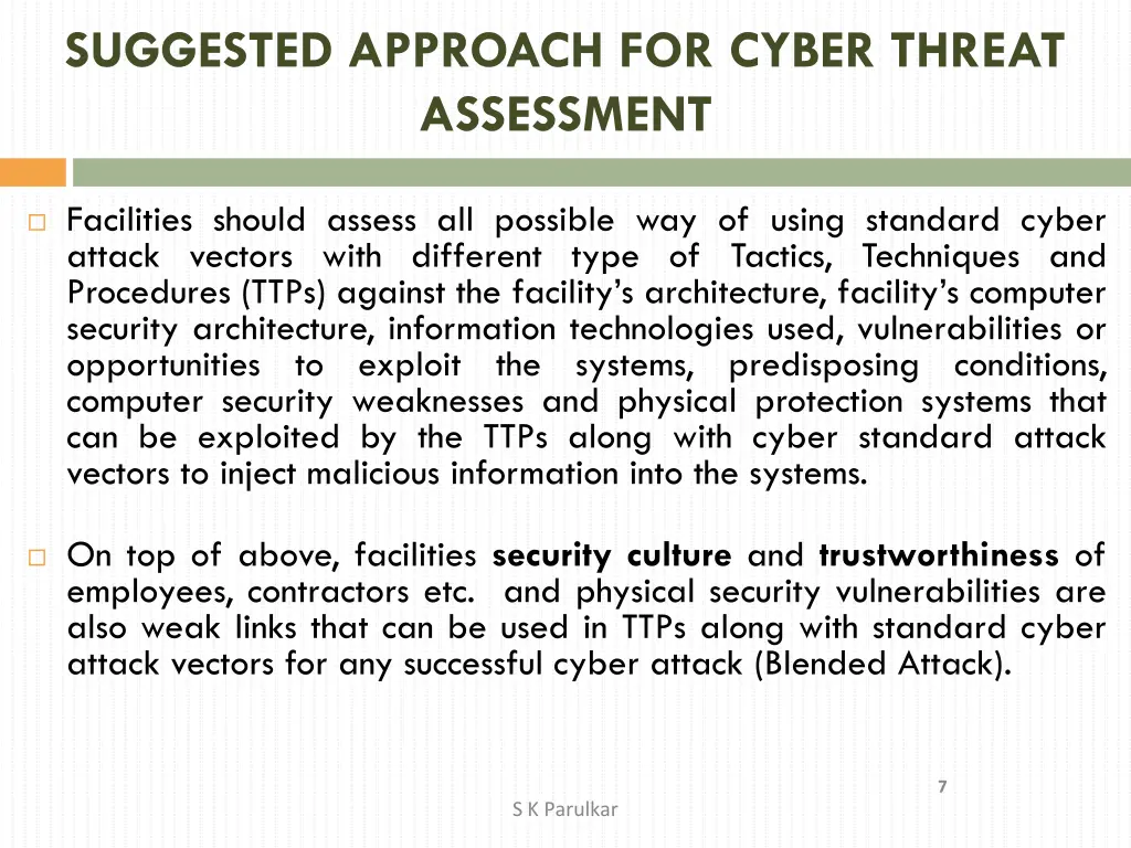 suggested approach for cyber threat assessment 1