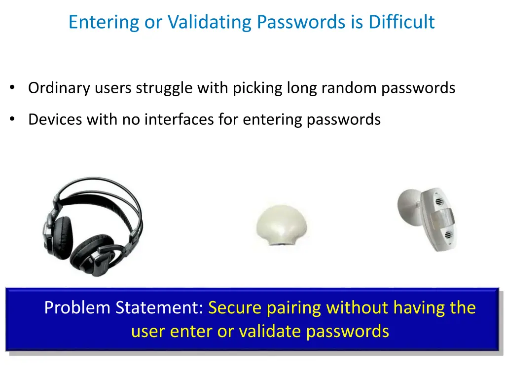 entering or validating passwords is difficult