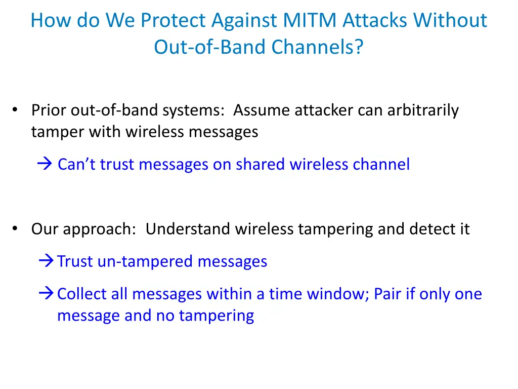 how do we protect against mitm attacks without