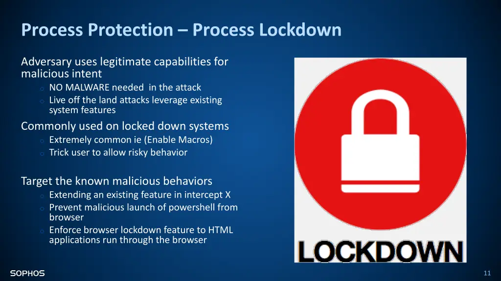 process protection process lockdown