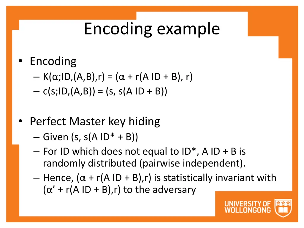 encoding example 1