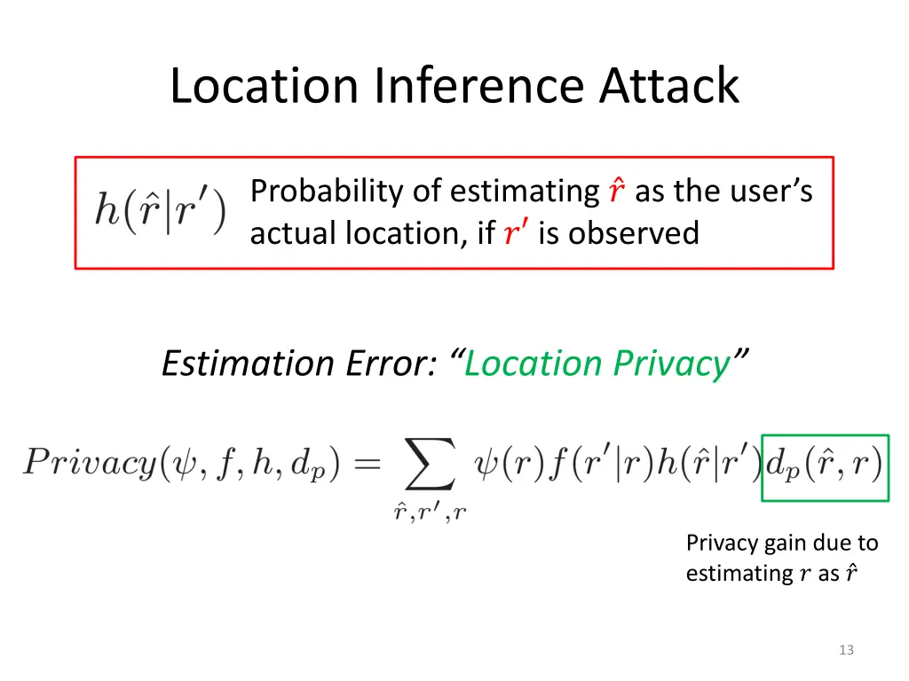 location inference attack