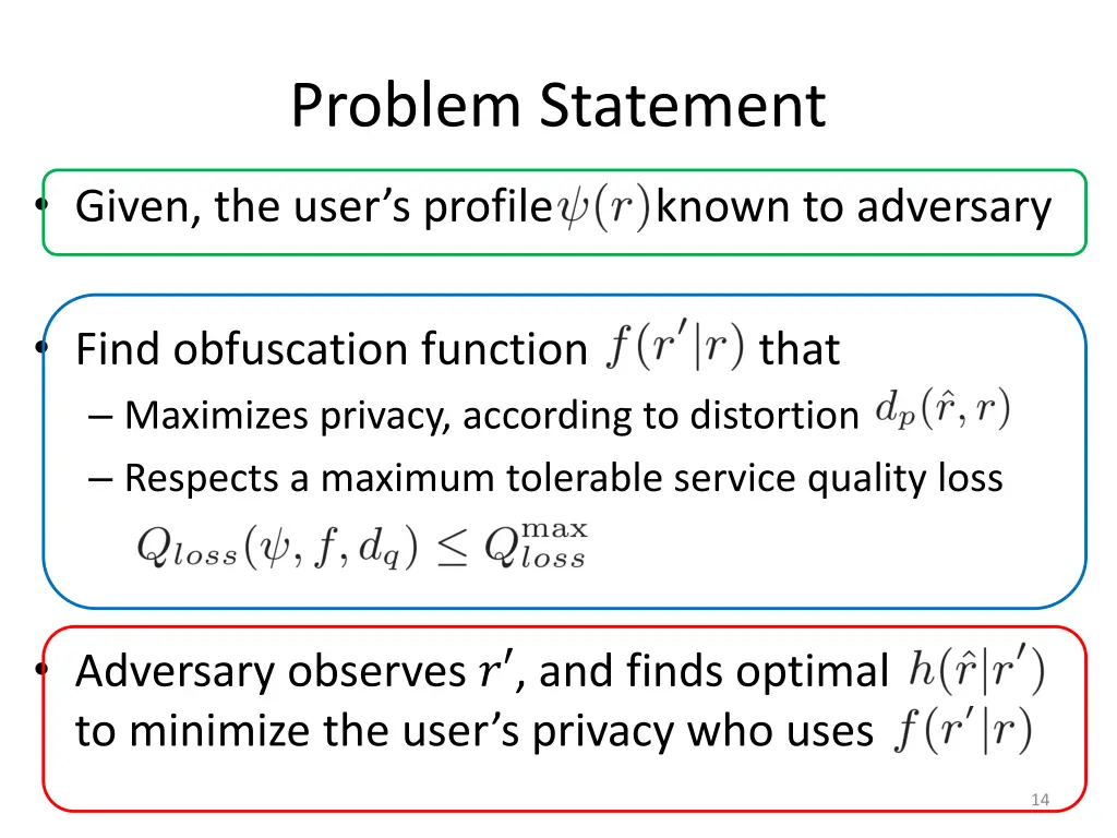 problem statement