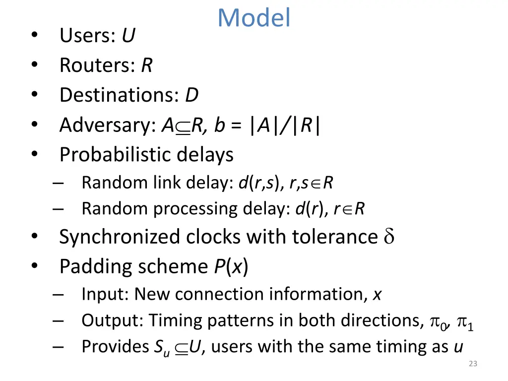 model 1