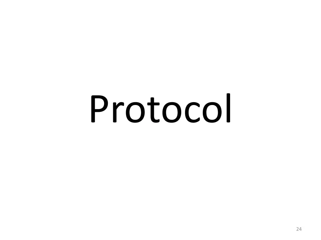 protocol