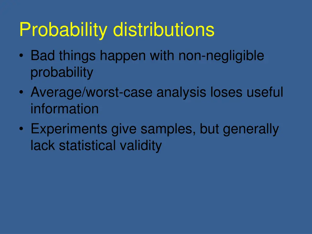 probability distributions bad things happen with